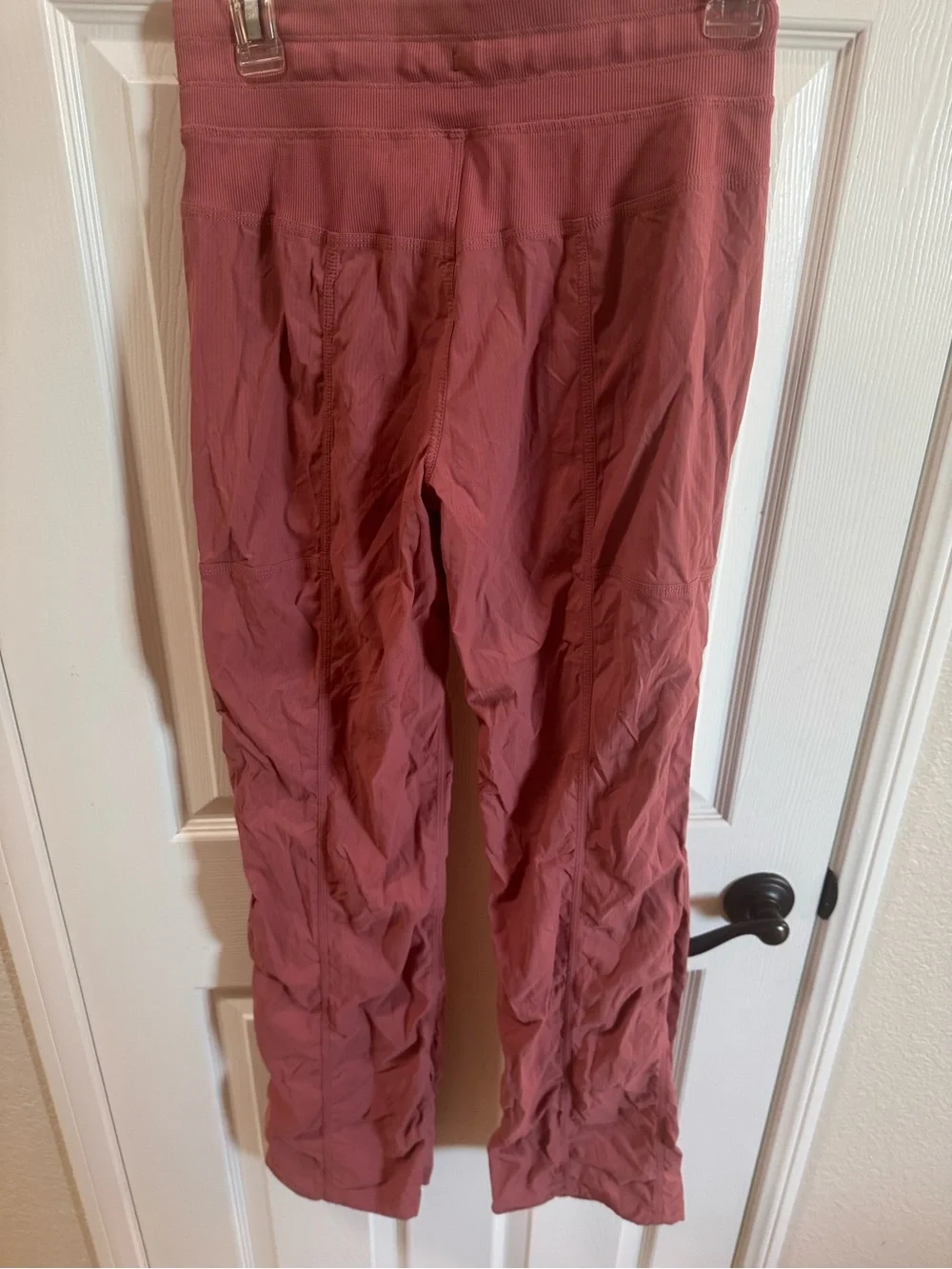 lululemon athletica Dance Studio mid rise full length Pant brier rose size 4